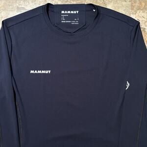 Mammut Shirt Mens Large Blue Sertig Base Layer Long Sleeve Polar TEC Power Dry